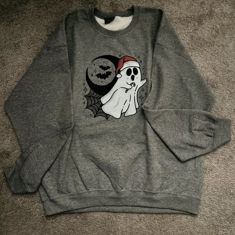 Spooky Christmas Ghost crewneck sweatshirt
